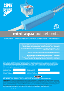 mini aqua pump/bomba