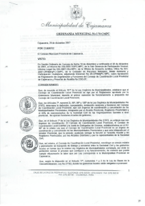 Reglamento de Organización y Funciones del Consejo de