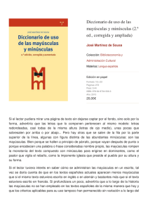 Diccionario de uso de las mayúsculas y minúsculas (2.ª ed