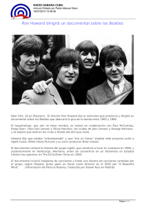 Ron Howard dirigirá un documental sobre los Beatles