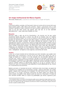 Un mapa institucional de Marca España