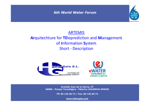 ARTEMIS - Solutions for Water platform