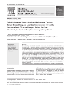 Inadvertent venous air embolism during cesarean section