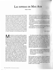 LAs ESPERAS DE MAX AUB - Revista de la Universidad de México