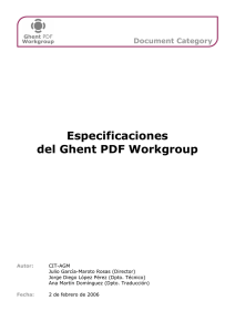 Document Category Especificaciones del Ghent PDF Workgroup