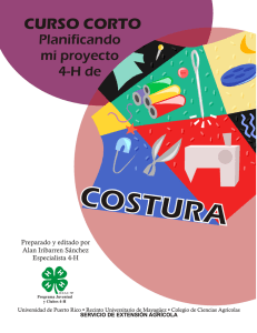 Proyecto COSTURA.cdr - Recinto Universitario de Mayagüez