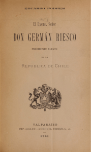 DON GERMÁN RIESGO - Biblioteca del Congreso Nacional de Chile
