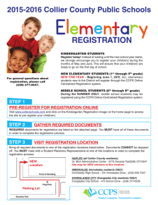 registration - Collier County Public Schools