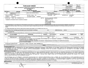 PURCHASE ORDER - Pemex Exploración y Producción