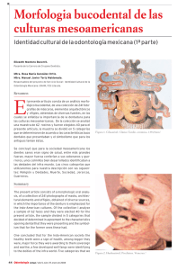 Morfologia bucodental de las culturas mesoamericanas