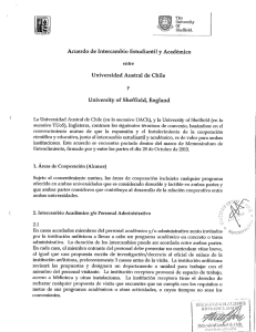 Acuerdo de Intercambio Estudiantil y Académico