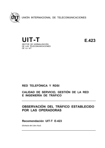 UIT-T Rec. E.423
