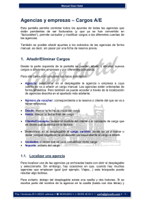 Agencias y empresas – Cargos A/E
