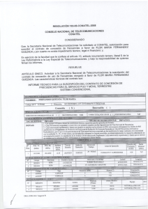 Que, la Secretaría Nacional de Telecomunicaciones ha