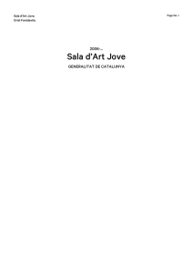 Sala d`Art Jove - Oriol Fontdevila