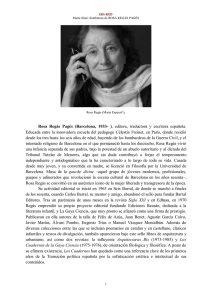 Rosa Regàs Pagès (Barcelona, 1933- ) [Semblanza]