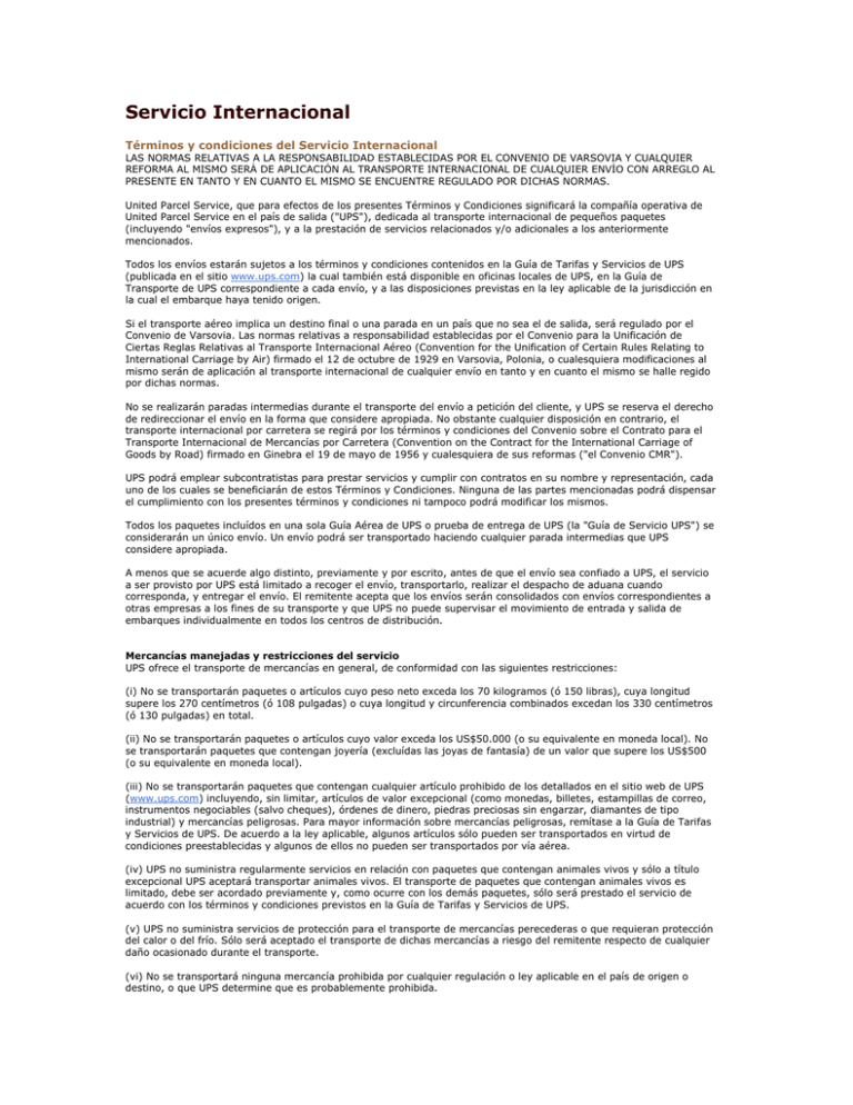 Servicio Internacional