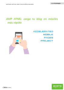 AMP HTML: carga tu blog en móviles más rápido