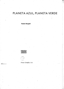 `¡ PLANETA* AZUL, PLAN ETA VERDE.