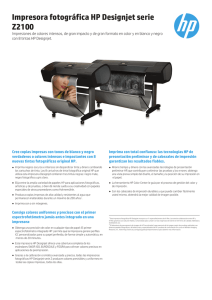 Impresora fotográfica HP Designjet serie Z2100