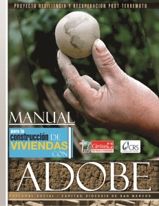 Manual para la construcción de viviendas con adobe