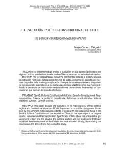 LA EVOLUCIÓN POLÍTICO-CONSTITUCIONAL DE CHILE