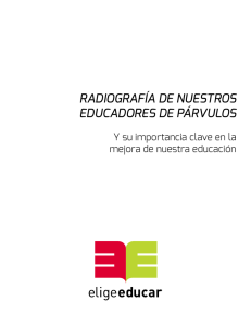 radiografía de nuestros educadores de párvulos