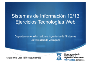 Ⅰ Sistemas de Información 12/13 Ejercicios