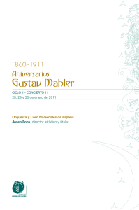 Gustav Mahler - Orquesta y Coro Nacionales de España
