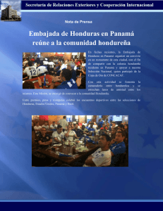 Embajada de Honduras en Panamá reúne a la comunidad hondureña