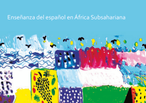 Enseñanza del español en África Subsahariana