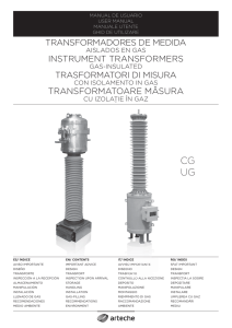 transformadores de medida instrument transformers trasformatori di