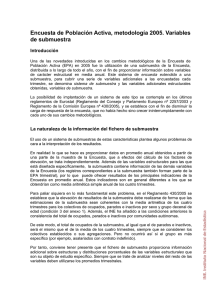 nota metodológica de la encuesta - Instituto Nacional de Estadistica.