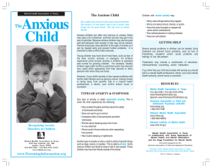 TheAnxious Child