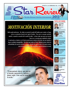 Revista Mensual Starline Internacional OCTUBRE