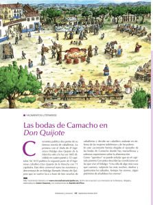 Las bodas de Camacho en Don Quijote