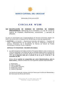seggci2181 - Banco Central del Uruguay