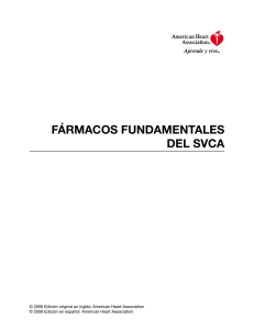 FÁRMACOS FUNDAMENTALES DEL SVCA