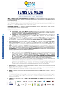 Reglamento: Tenis de Mesa - Ayuntamiento Santo Domingo de la
