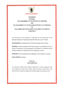 Page 1 REPUBLIK INDONESIA AGREEMENT BETWEEN THE