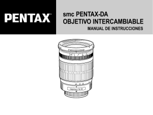 smc PENTAX-DA OBJETIVO INTERCAMBIABLE