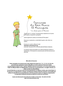 Concurso Le Petit Prince El Principito