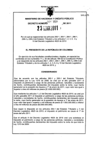 Decreto 859 del 23 de marzo de 2011.