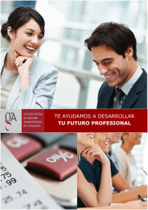 TE AYUDAMOS A DESARROLLAR TU FUTURO PROFESIONAL