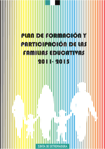 Plan de formación y participación de las familias educativas 2010