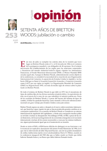 Setenta años de Bretton Woods: jubilación o cambio