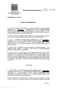 - - -—- RESOLUCION A.MON ESTACION Nº GOBIERNO DE CHILE