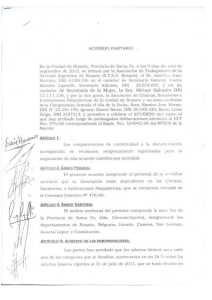 Acuerdo Paritario 2013