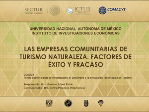 Diapositiva 1 - Instituto de Competitividad Turística