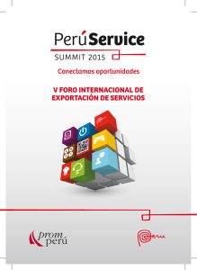 v foro internacional de exportación de servicios